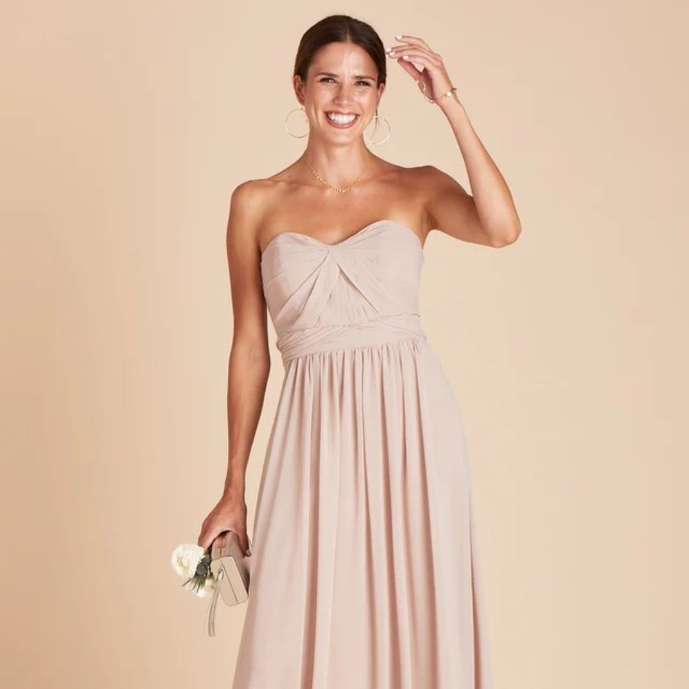 Birdy Grey Grace Convertible Bridesmaid Dress Chiffon Taupe